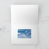 Ontmoet me voor het avondeten, Sky is the limit Kaart (Binnen)