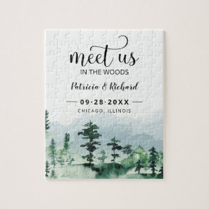 Ontmoet Ons In De Bossen Buiten Trouwen Save The D Legpuzzel