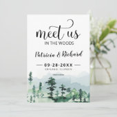 Ontmoet ons in de buitenbruiloft van de Bossen spa (Staand voorkant)