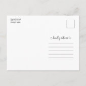 Ontmoet ons in de buitenbruiloft van de Bossen spa Briefkaart (Achterkant)