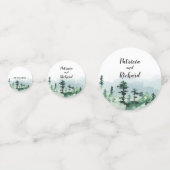 Ontmoet ons in de buitenbruiloft van de Bossen spa Confetti (Achterkanten)