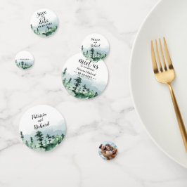 Ontmoet ons in de buitenbruiloft van de Bossen spa Confetti