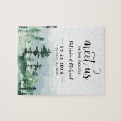 Ontmoet ons in de buitenbruiloft van de Bossen spa Legpuzzel (Horizontaal)