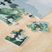 Ontmoet ons in de buitenbruiloft van de Bossen spa Legpuzzel (Zijkant)