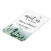 Ontmoet ons in de buitenbruiloft van de Bossen spa Magneet (Linkerzijde)