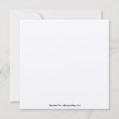 Ontmoet ons onder de Chuppah in het Hebreeuws en h Kaart (Achterkant)