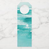 Ontmoet ons op bestemmingsuithuwelijken Blauwgroen Flessenhanger (Achterkant)