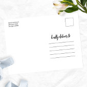 Ontmoet ons op de bruiloft van bestemming sparen d briefkaart