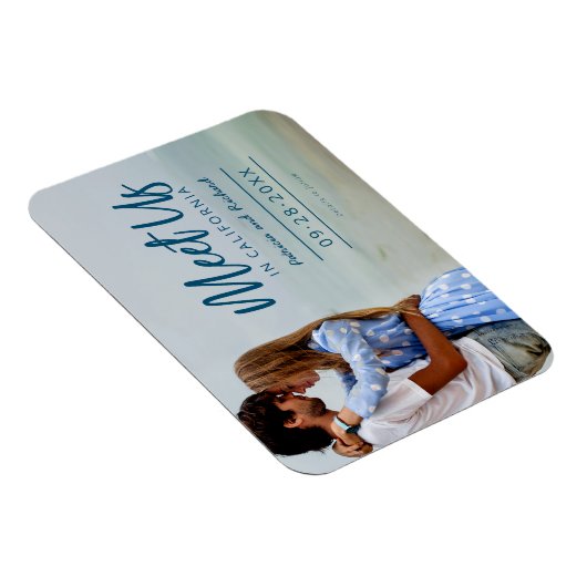 Ontmoet ons op de bruiloft van bestemming sparen d magneet (Rechterzijde)