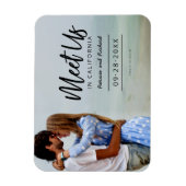 Ontmoet ons op de bruiloft van bestemming sparen d magneet (Verticaal)