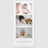 "Ontmoet onze jongen" Baby Aankondiging Foto Strip (Voorkant)