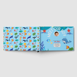 Ontmoet onze jongen Baby Shower Uitnodiging- Onder Gastenboek