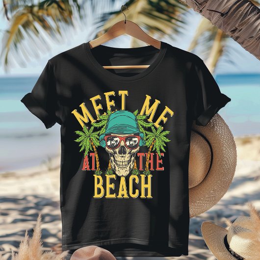 Ontmoet op het strand T-shirt