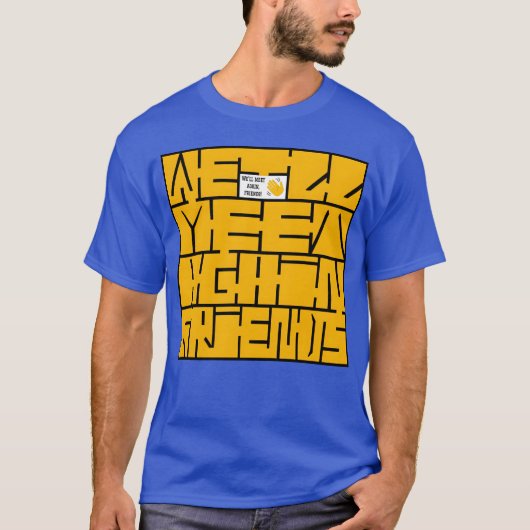 Ontmoet opnieuw vrienden t-shirt (Voorkant)