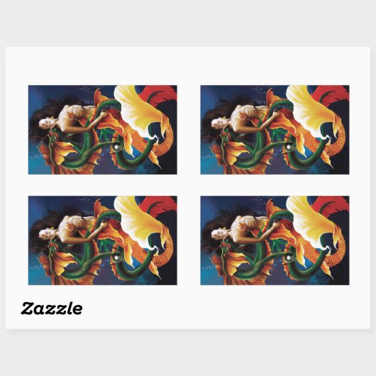 Ontmoet Rechthoekige Sticker (Vel)