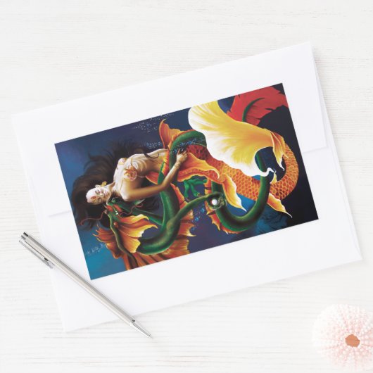 Ontmoet Rechthoekige Sticker (Envelop)