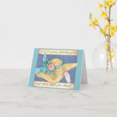 Ontmoet voor de lunch - Note Kaart (Gele Bloem)