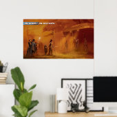 "ontmoeten en begroeten" 36 x 20 Poster (Thuiskantoor)