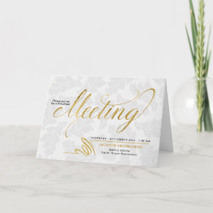 Ontmoeting Business Faux Gold Leaf Blank