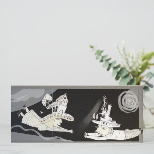 Ontmoeting...ergens Kaart (Staand voorkant)