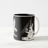 Ontmoeting...ergens Tweekleurige Koffiemok (Voorkant rechts)