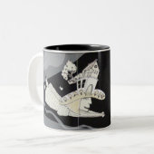 Ontmoeting...ergens Tweekleurige Koffiemok (Voorkant links)