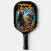 Ontmoeting in de bossen beer jacht grappig pickleball paddle (Voorkant)
