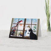 Ontmoeting met Kerstman Kaart (Voorkant)