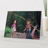 Ontmoeting met mijn zus in het bos kaart (Voorkant)