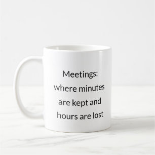 Ontmoetingstijddief - Funny Work Mok
