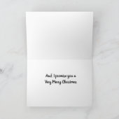 **ONTMOETTE ME ONDER MISTLETOE VOOR EEN VROLIJK KE KAART (Binnen)