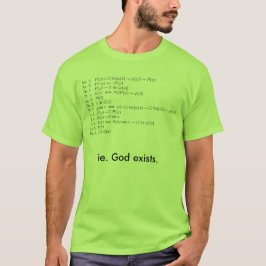 Ontologisch bewijs t-shirt