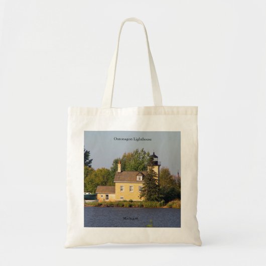 Ontonagon Vuurtoren 2023 canvas tas (Voorkant)