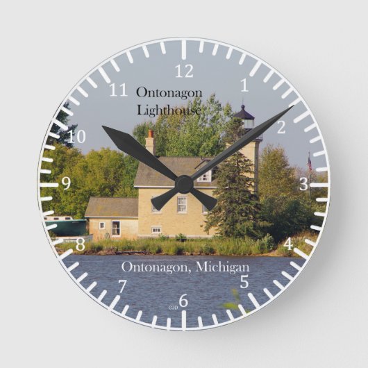 Ontonagon vuurtoren 2023 klok (Voorkant)
