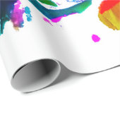 Ontplofbare kleuren cadeaupapier (Rol Hoek)