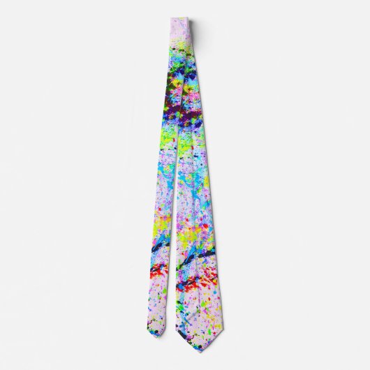 Ontplofbare kleuren stropdas (Achterkant)