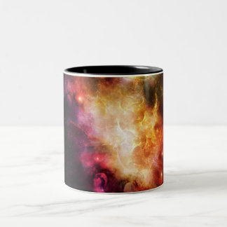 Ontplofbare nebula tweekleurige koffiemok