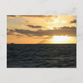 Ontplofbare vulkaan, Ha'apai-eilanden, Tonga Briefkaart