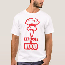 ontploffen van de zwarte bom tekening t-shirt