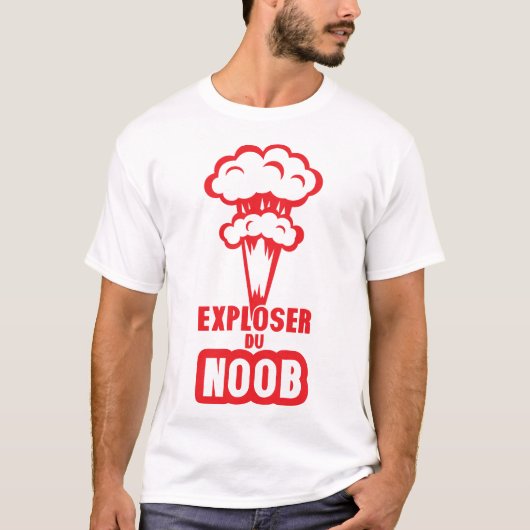 ontploffen van de zwarte bom tekening t-shirt (Voorkant)