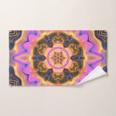 Ontploffende lavapoort Lotus Mandala Bad Handdoek (Handdoek)