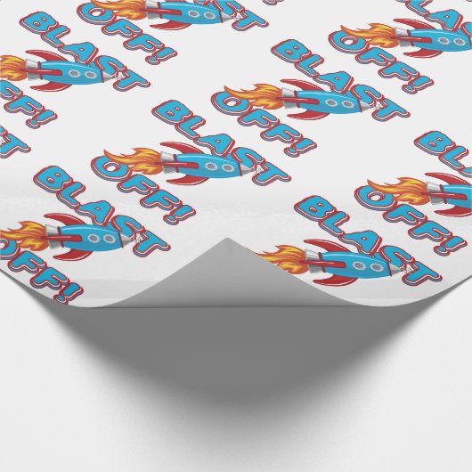 Ontploffing van het Schip van de Raket Cadeaupapier (Hoek)