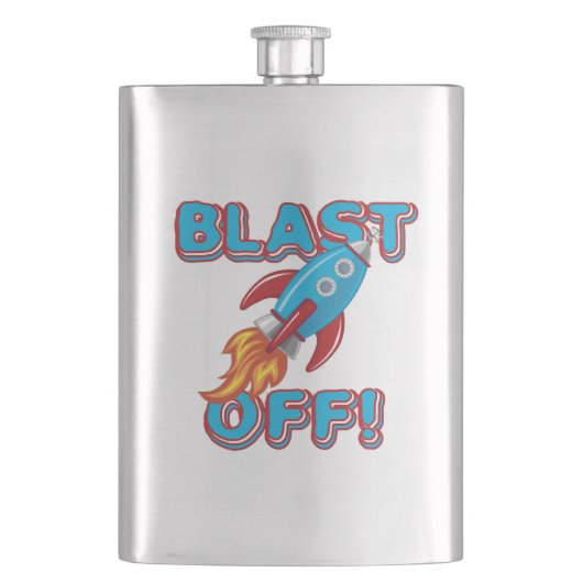 Ontploffing van het Schip van de Raket Flacon (Voorkant)