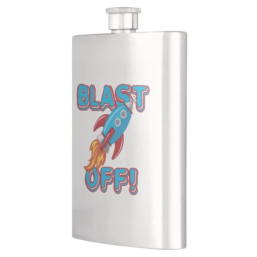 Ontploffing van het Schip van de Raket Flacon (Links)