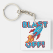 Ontploffing van het Schip van de Raket Sleutelhanger (Voorkant)