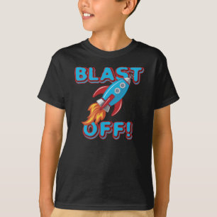 Ontploffing van het Schip van de Raket T-shirt