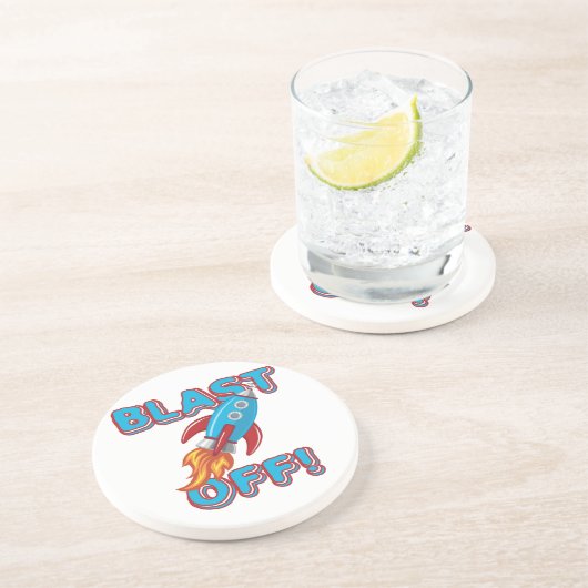 Ontploffing van het Schip van de Raket Zandsteen Onderzetter (Zijkant)