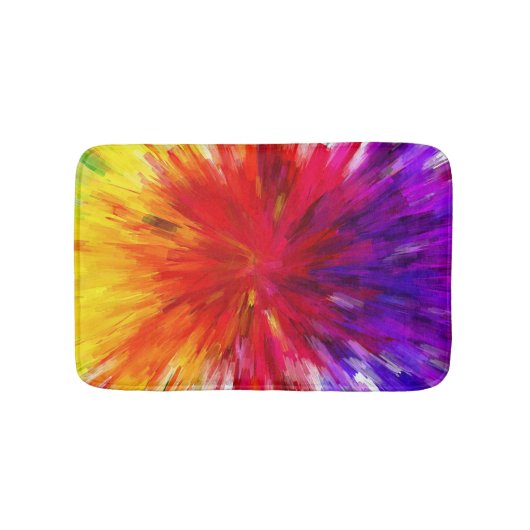 Ontploffing van kleur badmat (Voorkant)