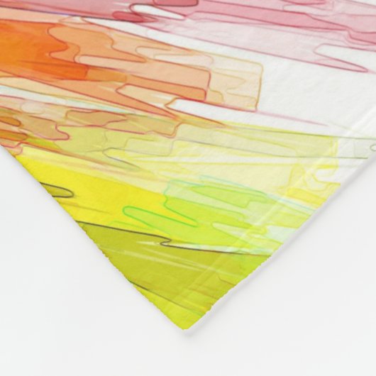 Ontploffing van kleur fleece deken (Hoek)