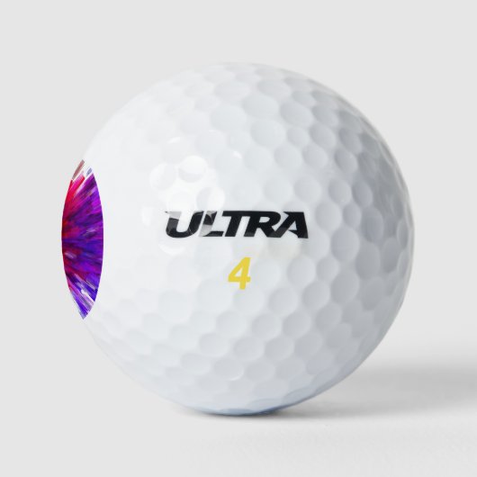 Ontploffing van kleur golfballen (Logo)